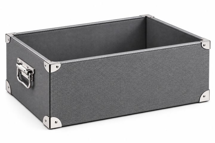 Bryan open trunk box in grey